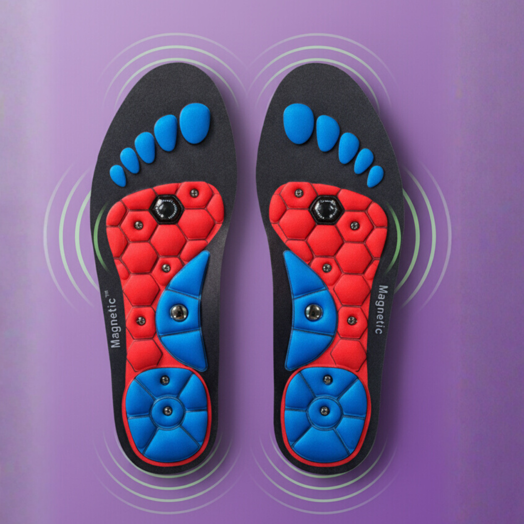PulseSoles™ – Semelles magnétiques de confort pour ceux qui souffrent de douleurs aux pieds